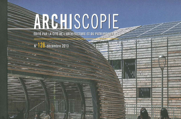 EHRET Gabriel, (12/2013), Habitat coopératif à Villeurbanne, (Village Vertical), in Archiscopie n° 126,Paris, cité de l'architecture et du patrimoine, pp. 18-20