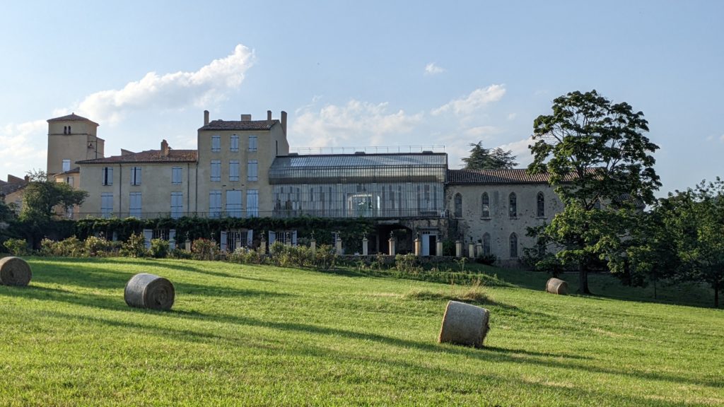 Domaine de Varagnes vue Sud depuis le parc